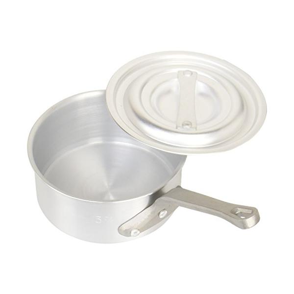 遠藤商事 業務用 TKG 片手浅型鍋 15cm (目盛付) (アルマイト加工