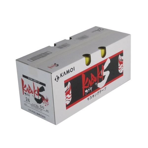 カモ井加工紙 車輌・建築用マスキングテープ「カブキ-S」 24ミリ