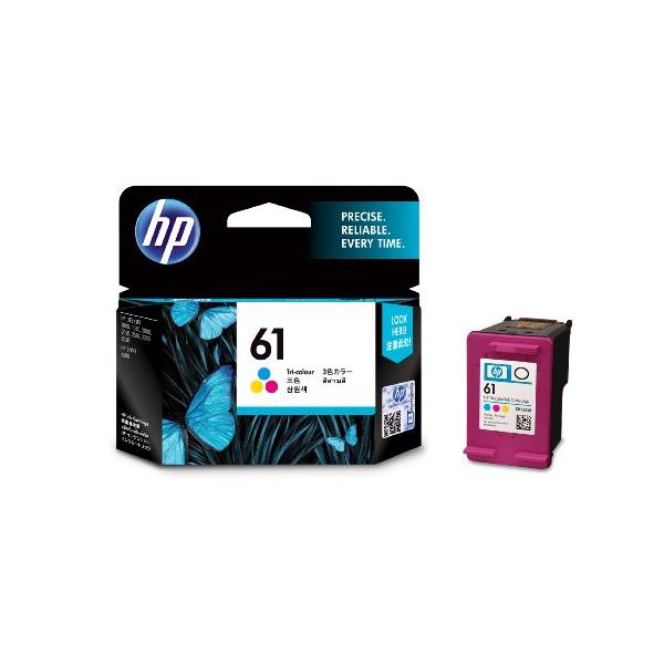 他サイト： HP 61 インクカートリッジ カラー ( カラー3色一体 ) CH562WAの商品画像