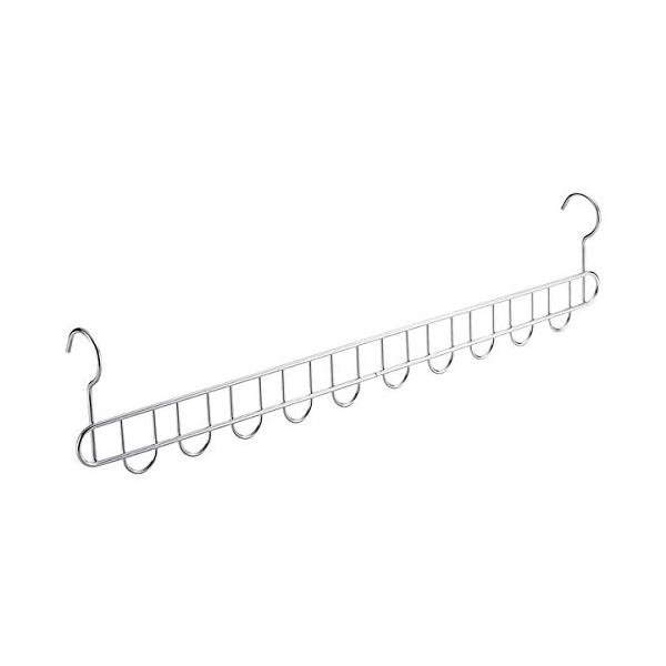 08.)10連ハンガー・ステンレス フック 15016・・Style:08.)10連ハンガー・サイズ:幅約60×奥行5×高さ13cm・本体重量:約210g・素材・材質:18-8ステンレス・生産国:日本・丈夫で錆びないステンレス製