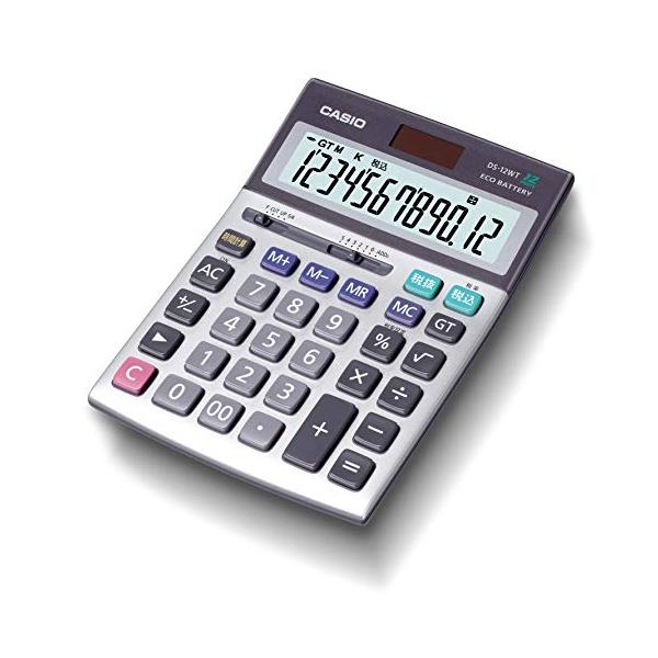他サイト： CASIO(カシオ) 本格実務電卓 12桁 グリーン購入法適合 デスクタイプ DS-12WT-Nの商品画像