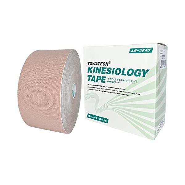 他サイト： トワテック キネシオロジーテープ スポーツタイプ 7.5cm×32m 1巻の商品画像