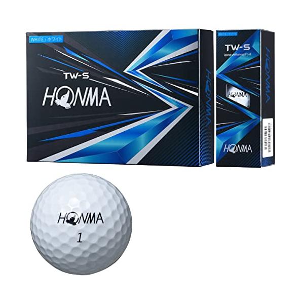 他サイト： ホンマ ゴルフ ボール TW-X TW-S 2021 1ダース 12球入り ホワイト イエロー 3ピース ツアー系 スピン 飛距離 TOUR Wの商品画像