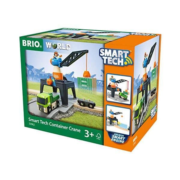 BRIO (ブリオ) WORLD スマートテック タワークレーン[木製レール おもちゃ]33962 BRIO (ブリオ) WORLD スマートテック タワークレーン[木製レール