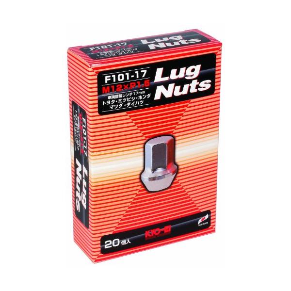他サイト： KYO-EI [ 協永産業 ] ラグナット [ 個数:20個入 ] [ 袋タイプ 17HEX ] M12 x P1.5 F101-17-20Pの商品画像