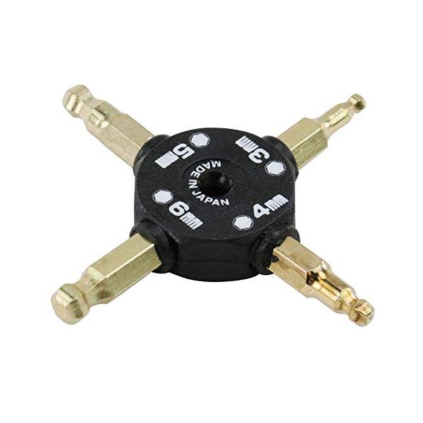 他サイト： SK11 クロスボールポイントレンチ 3mm 4mm 5mm 6mm SXR41Bの商品画像