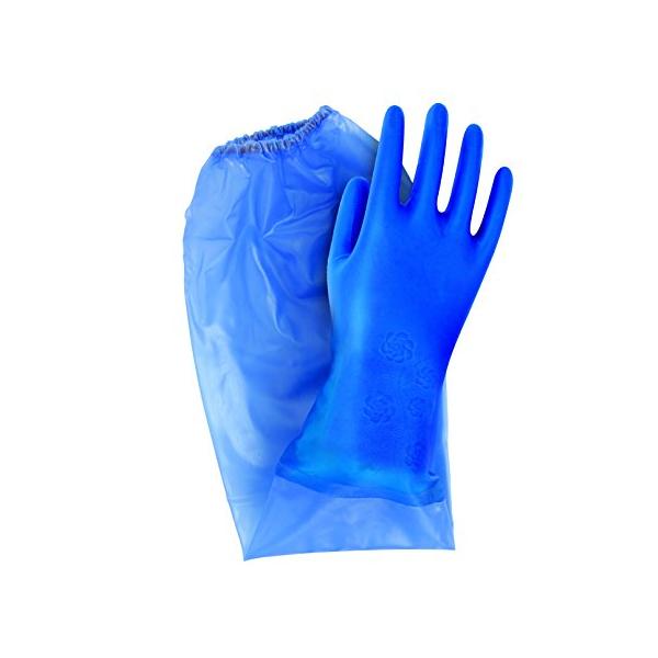 他サイト： 東和コーポレーション 《水仕事に強い》 ビニスター腕カバー付マリン Sサイズ No.778の商品画像