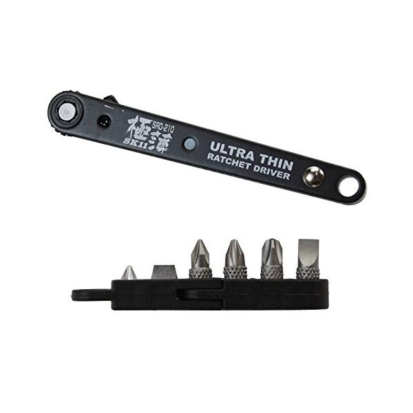 他サイト： SK11 極薄ラチェットドライバー ギア数20山 SRD-210の商品画像