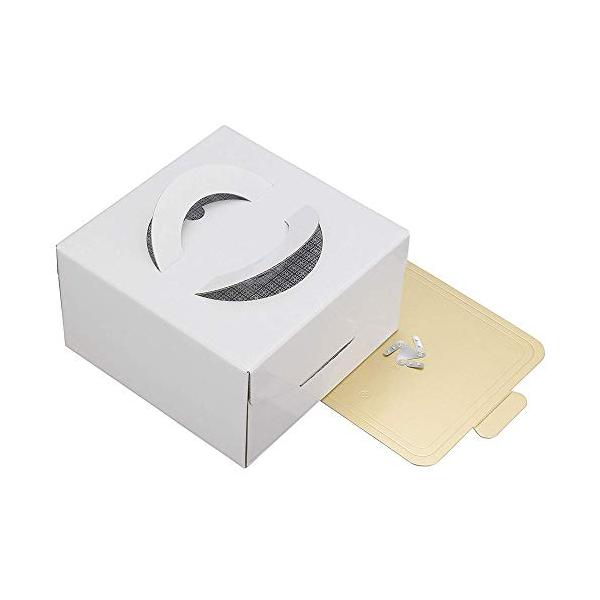 他サイト： 貝印(Kai Corporation) KAI ケーキ ボックス Kai House Select 15cm ホワイト 日本製 DL6341の商品画像