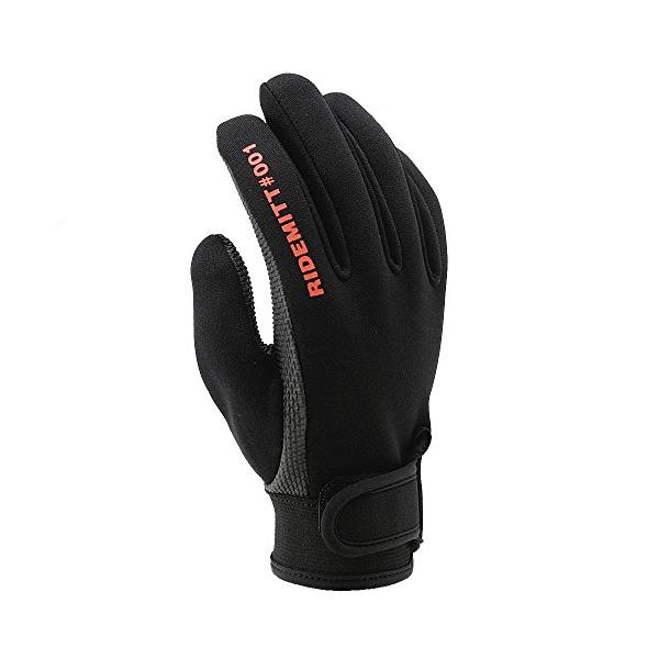 他サイト： デイトナ(Daytona) RIDEMITT(ライドミット) バイク用 グローブ 春夏秋 ネオプレン シャークスキングローブ 001 ブラックの商品画像