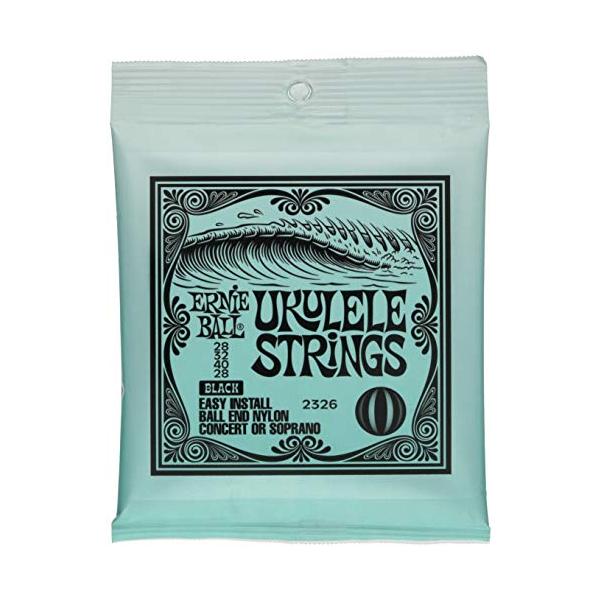 他サイト： 正規品 ERNIE BALL 2326 ウクレレ弦 ナイロン製 UKULELE BALL END NYLON STRINGS BLACK ブラッの商品画像