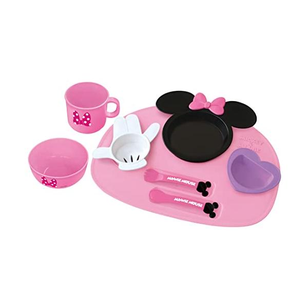 他サイト： 錦化成 ミニーマウス アイコンベビー食器セット NRの商品画像