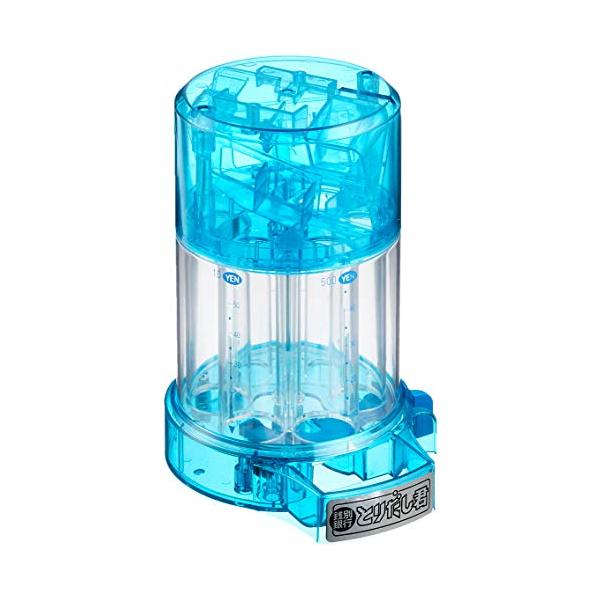 他サイト： トイボックス 貯金箱 ブルー 13 x 15 x 18.7 cm 1047C 銭別銀行とりだし君 プラスチック 458.13 6歳以上の商品画像