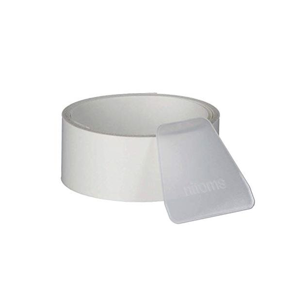 他サイト： ニトムズ クリストロン 多用途クリア補修テープ クリア 透明 目立たない 簡単修理 強力防水 幅30mm×長さ2m ヘラ付 1巻入 M5356の商品画像