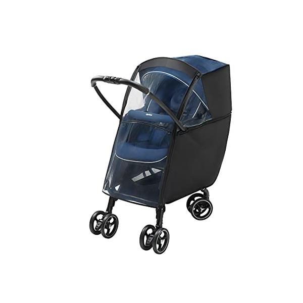 他サイト： Aprica(アップリカ) ベビーカー用レインカバー マルチレインカバープラス ラクーナ、ルンルン、カルーンエアー対応 (ブラック) 20239の商品画像