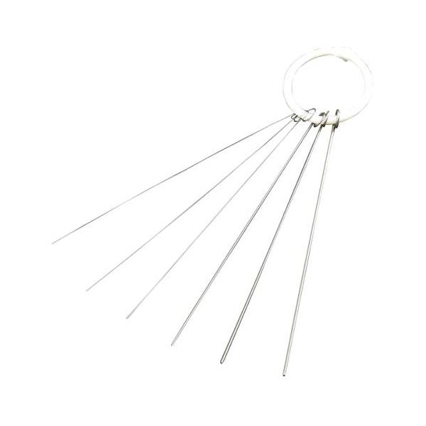 ホーザン(HOZAN) ノズル掃除針セット 線径:φ0.2mm/φ0.3mm/φ0.4mm/φ0.6mm/φ0.8mm/φ1.0mm HG-5