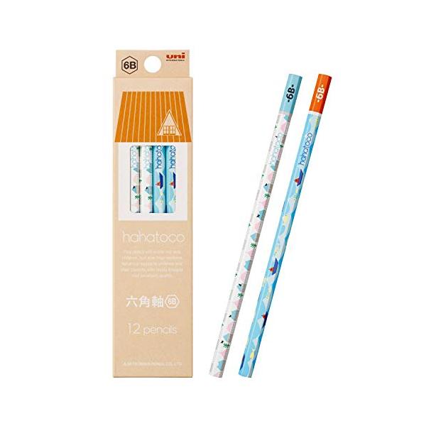 他サイト： 三菱鉛筆 かきかた鉛筆 ハハトコ HT01 6B hahatoko 家&amp;海 1ダース K56136Bの商品画像