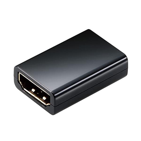 他サイト： エレコム(ELECOM) HDMI中継アダプタ 延長コネクター 4K 2K(60p) スリムタイプ ブラック AD-HDAASS01BK 1個入の商品画像