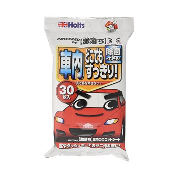 他サイト： ホルツ 自動車・ウェットシート クルマの激落ちくん 車内のウェットシート 30枚入 Holts MH70102の商品画像