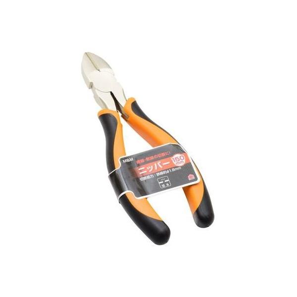 他サイト： 高儀 M&amp;M 成形グリップ ニッパー 150mmの商品画像