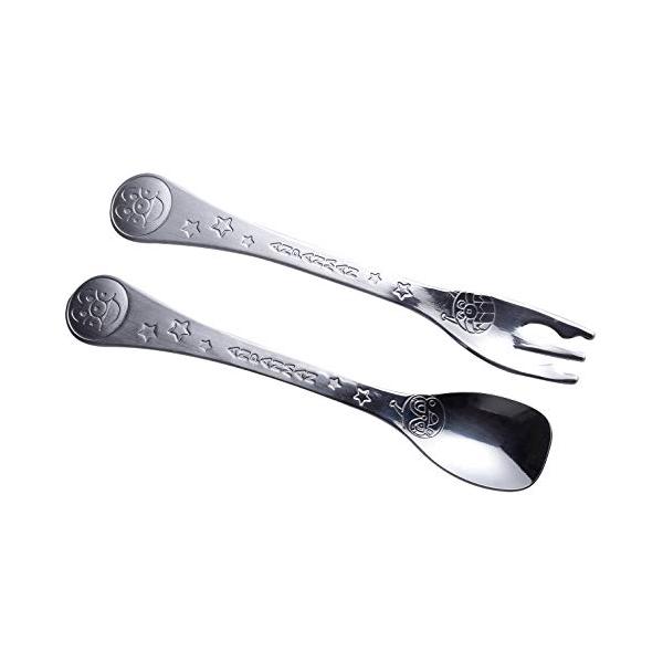 他サイト： レック(LEC) アンパンマン メタル スプーン ・ フォーク (S) 日本製 ステンレス 2個アソート A00064の商品画像