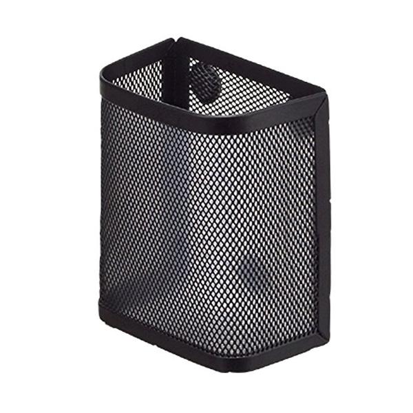 ペンスタンド・黒 ペンスタンド A7390-24・・Color:黒Size:ペンスタンド・用途ペン立て・耐荷重300g・素材スチール製・ネオジム磁石・寸法幅80mm×奥行50mm×高さ97mm・特長エキスパンドメタル素材を使用し、とても軽量。