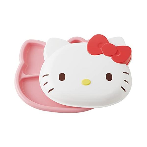 ハローキティプレート/幅21.5×奥行25×高さ6cm/LUPD2-A・Color:プレート・パッケージ個数:1・サイズ:25×21.5×高さ6cm・素材・材質:ポリプロピレン・耐熱温度差:本体・フタ:140°/-20°・梱包サイズ:9.0...