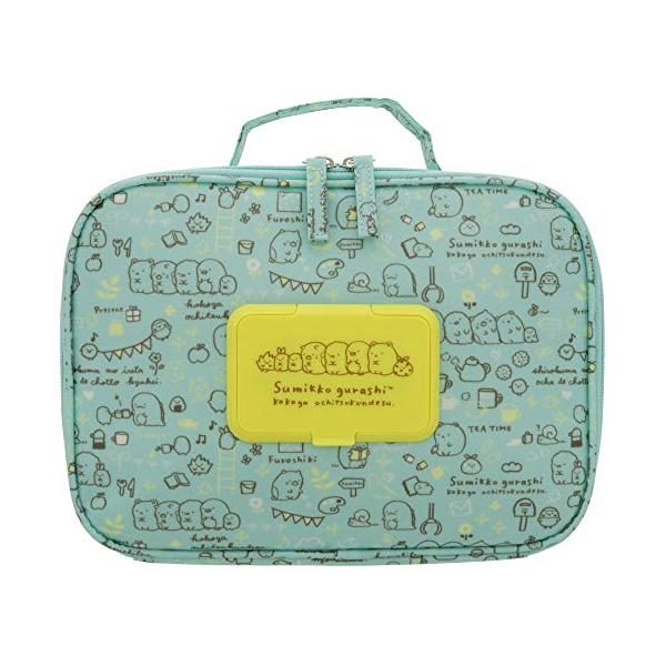 他サイト： サンスター文具 すみっコぐらし 除菌シートケース ポーチ シーポ &amp;mom アンドマム 5511254Aの商品画像