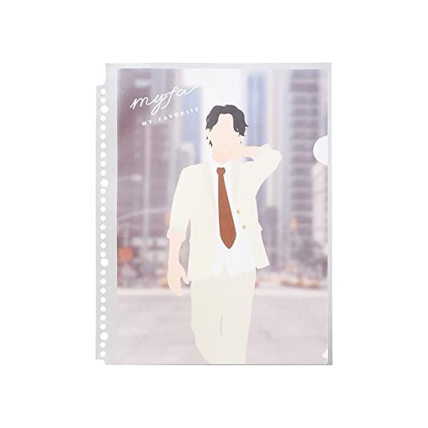 他サイト： リヒトラブ myfa 推し活 クリアファイル 厚み0.1mm 10枚入り コレクションポケット ワイド A4 N3301の商品画像