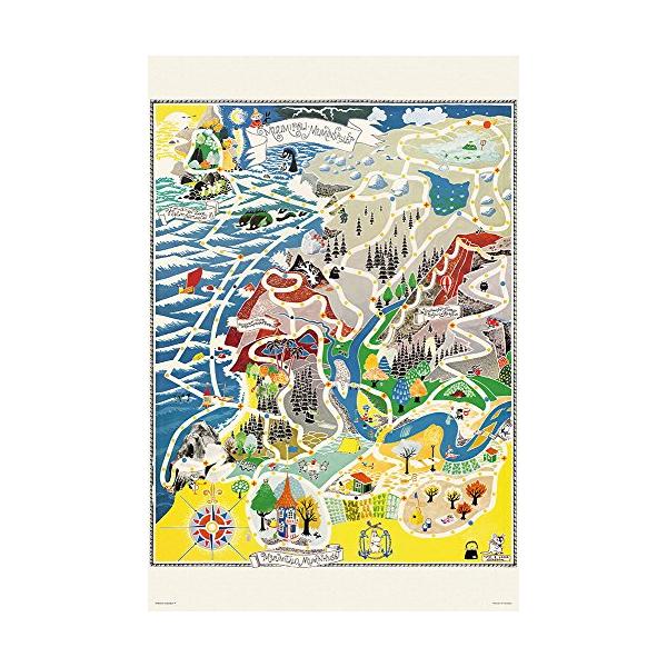 ムーミン1000ピースジグソーパズルマップオブ ムーミンバレー(50x75cm) 1000ピース ジグソーパズル ムーミン マップ オブ ムーミン