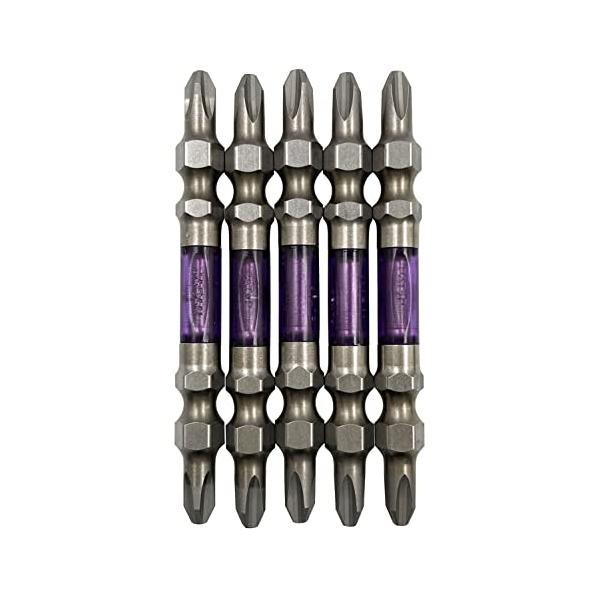 他サイト： アネックスツール(Anex) 龍靭ビット 両頭 スリム +2×65 5本組 ARTS5-2065の商品画像