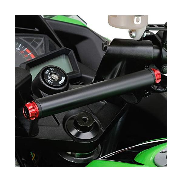 他サイト： デイトナ(Daytona) バイク用 クランプバー Ninja250/250R専用 マルチバーホルダー レッド 17868の商品画像
