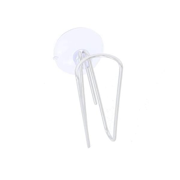 コップハンガー・シルバー  4907052847910・・PatternName:コップハンガー・サイズ:10.6×3.5×5.7cm・本体重量:0.049kg・材質本体:18-8ステンレス/吸盤:塩化ビニール・生産国:中国