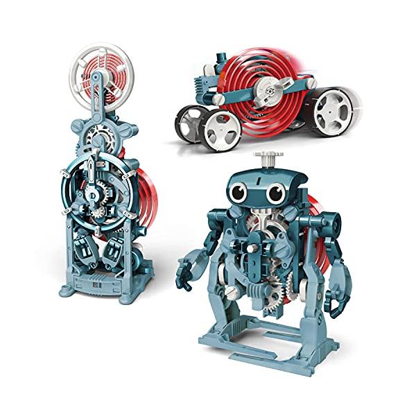 ゼンマイ仕掛けの組み立てロボット ロボタイミー