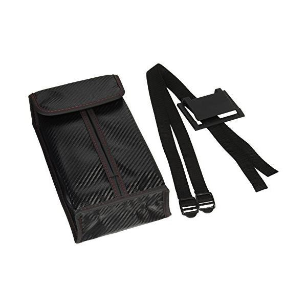 他サイト： セイワ(SEIWA) 車内用品 4WAY ティッシュカバー カーボン柄 ブラック W846の商品画像