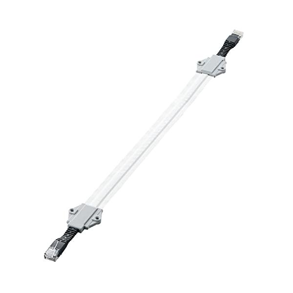 他サイト： エレコム(ELECOM) LANケーブル ルーター用 0.4m 隙間 CAT6A準拠 シルバー LD-VAPF6A/SV04の商品画像