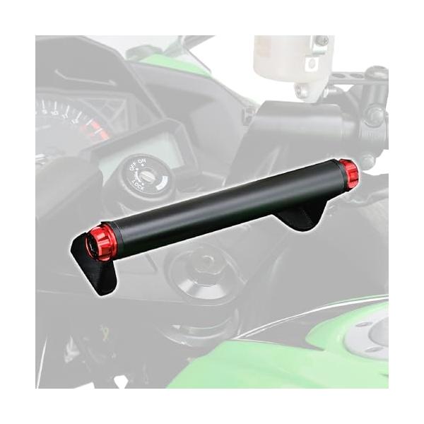 他サイト： デイトナ(Daytona) Ninja250/250R専用 クランプバー マルチバーホルダー レッド 17868の商品画像
