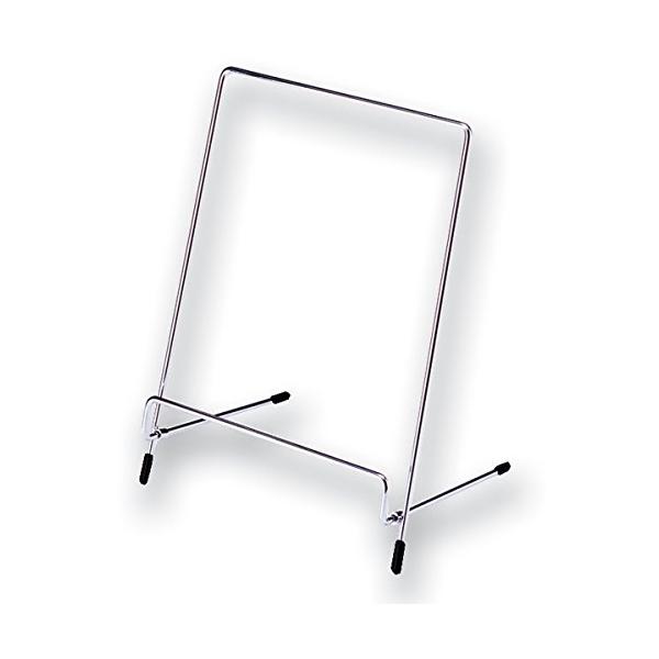 ・シルバー Lサイズ DB523・・Size:Lサイズ・タブレット・雑誌・レシピ・化粧箱・POP・額縁・CD・A4資料などのスタンドに最適・足をスライドさせて奥行調整できる・ゴム足を外して分解すれば持ち運びにも便利・クロームメッキ仕上げだか...