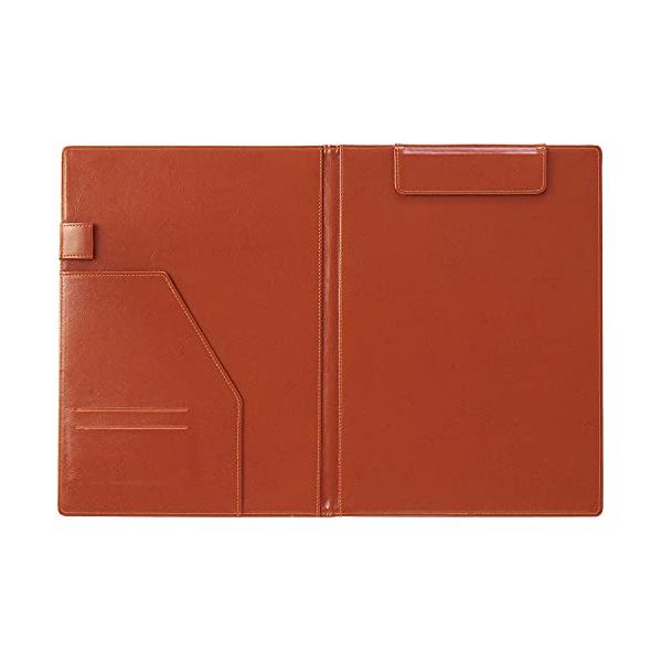 セキセイ(Sekisei) クリップファイル ベルポスト A4 タテ ブラウン BP