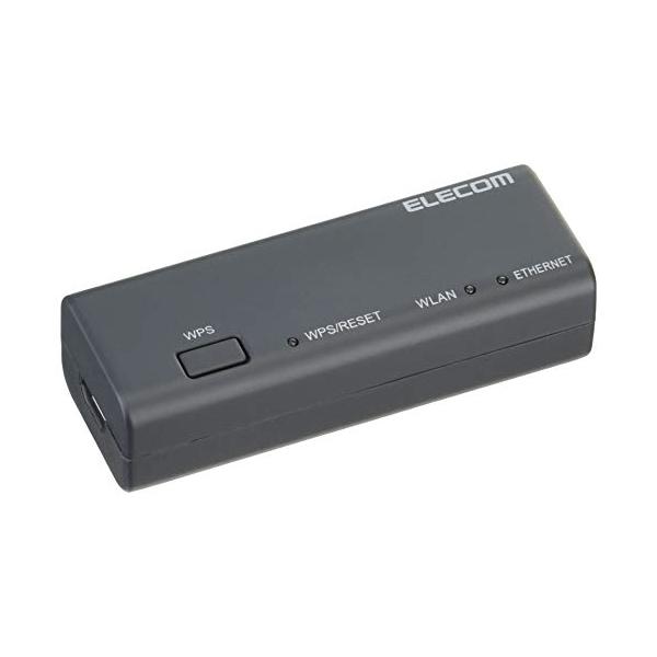 他サイト： エレコム WiFiルーター 無線LAN ポータブル 300Mbps ACアダプタ付属 WRH-300BK3の商品画像