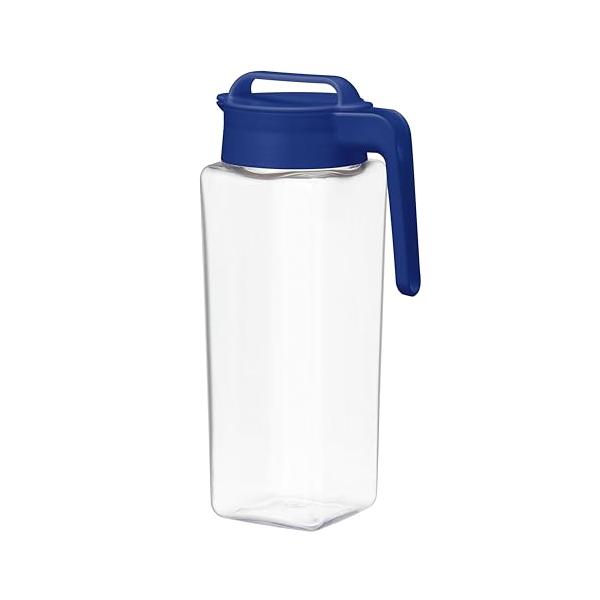 マリンブルーマリンブルー/2.1 L/K-1298 MB・Style:マリンブルー・パッケージ個数:1・横に倒して置けるパッキン付きで横置きしても漏れにくい。冷蔵庫や棚に横置き可能な冷水筒。・ドアポケットに最適サイズ高さは2.0Lペットボト...