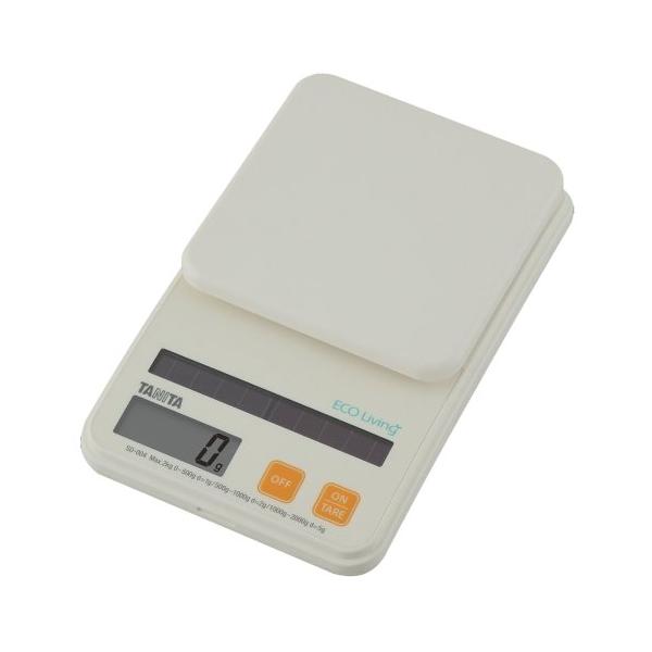 他サイト： タニタ クッキングスケール キッチン はかり ソーラー 2kg 1g単位 オレンジ SD-004 ORの商品画像