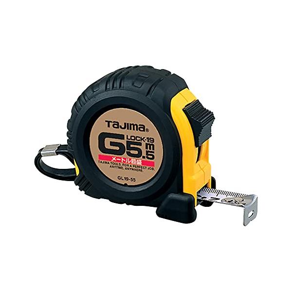 他サイト： タジマ(Tajima) コンベックス 5.5m×19mm Gロック19 GL1955BLの商品画像