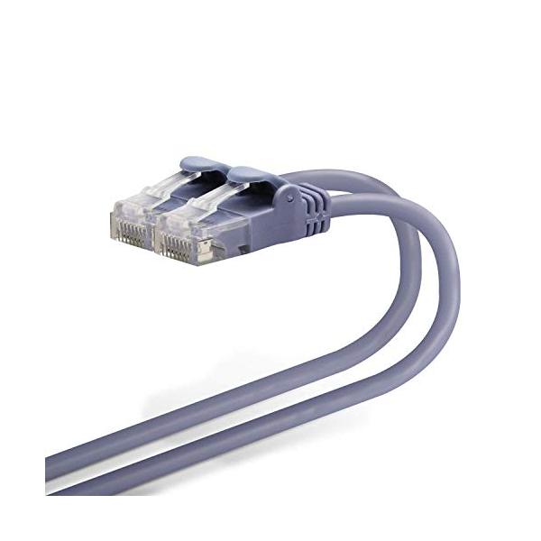 エレコム CAT6 GigabitやわらかLANケーブル 2m(ブルー) : 川西ストア
