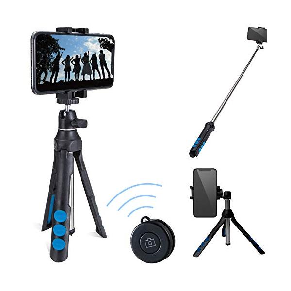 2)リモコン付き_Bluetooth・ブラック  P-STSRBK・・Color:ブラックStyle:2)リモコン付き_Bluetooth・ 詳しい情報は「商品の説明」欄をご確認ください。・自撮り棒としても使用できる2Wayタイプでワイヤレ...