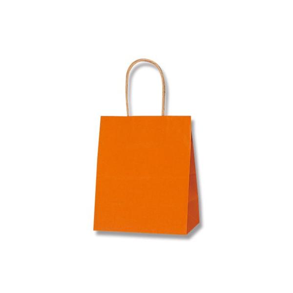 ヘイコー 手提 紙袋 25CB 21-12 未晒 クラフト オレンジ 21x12x25cm 50