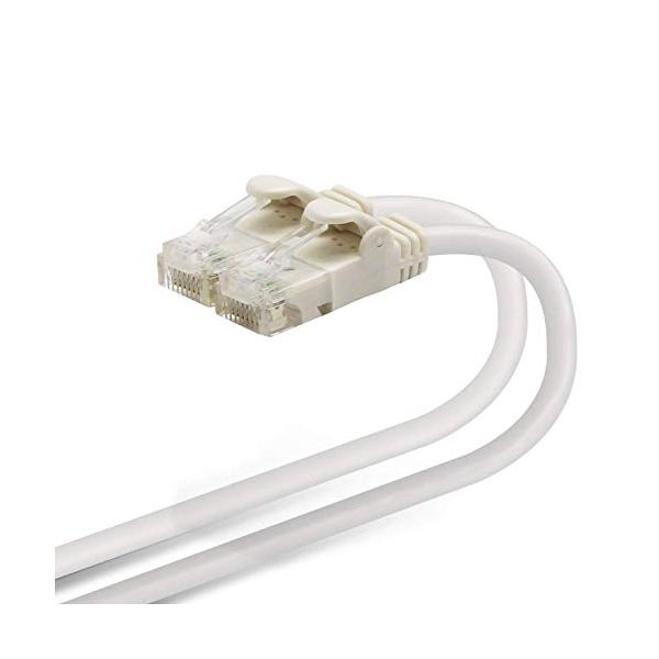 エレコム CAT6 GigabitやわらかLANケーブル 7m(ホワイト) : 川西ストア