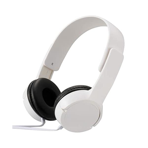 他サイト： オーム電機 AudioComm ステレオヘッドホンH125 ホワイト HP-H125N-W 03-2280 OHMの商品画像