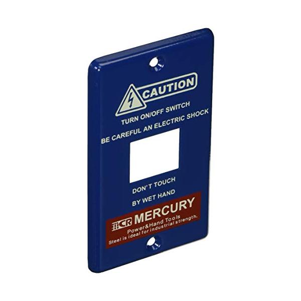 他サイト： キーストーン デザイン小物 ネイビー マーキュリー スイッチプレート 1ヶ口 MESWPL1Nの商品画像