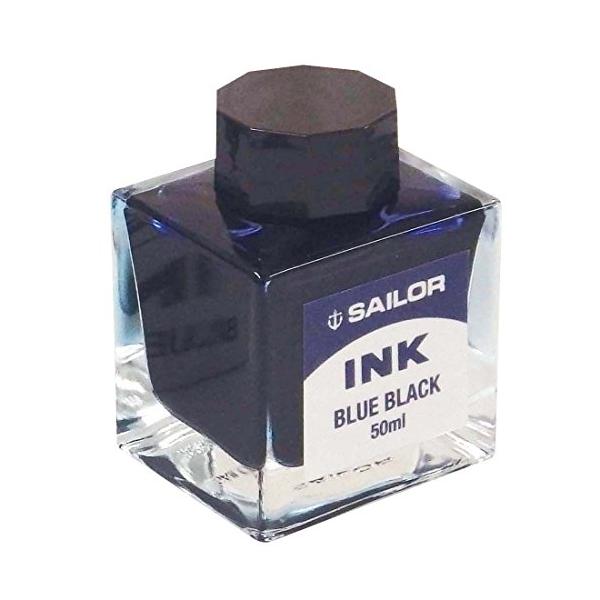 セーラー万年筆 万年筆 染料ボトルインク 50ml ブルーブラック 13-1007